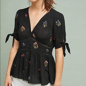 Anthropologie ranna Gill Susie embroidered blouse